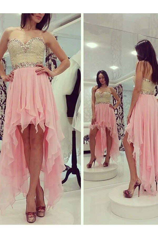 Corte A Escote Corazón Sin Mangas Gasa Vestido