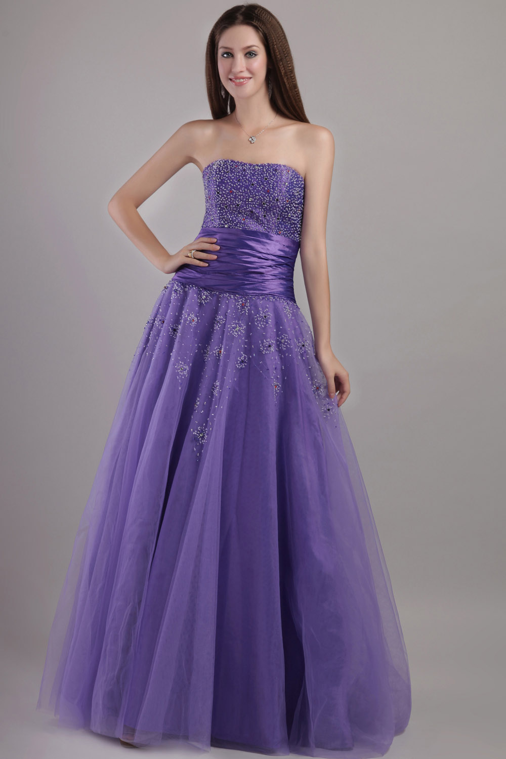 Trumpet/Mermaid Sweetheart Sweep/Brush Train Chiffon Evening Dress - Thumbnail 2