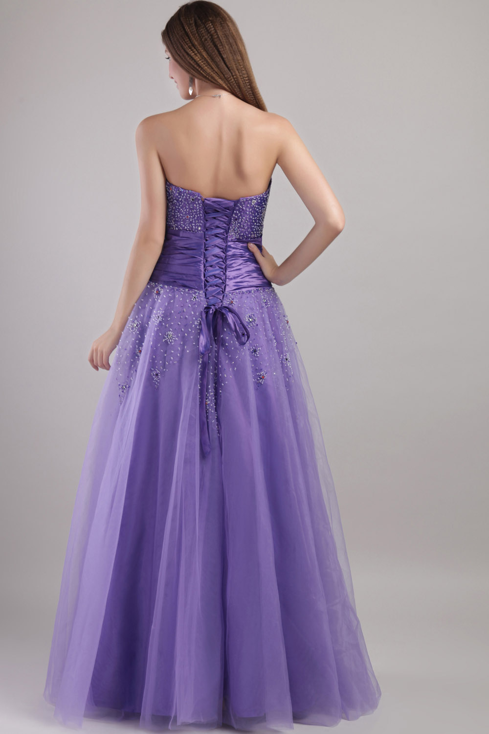 Trumpet/Mermaid Sweetheart Sweep/Brush Train Chiffon Evening Dress - Thumbnail 5