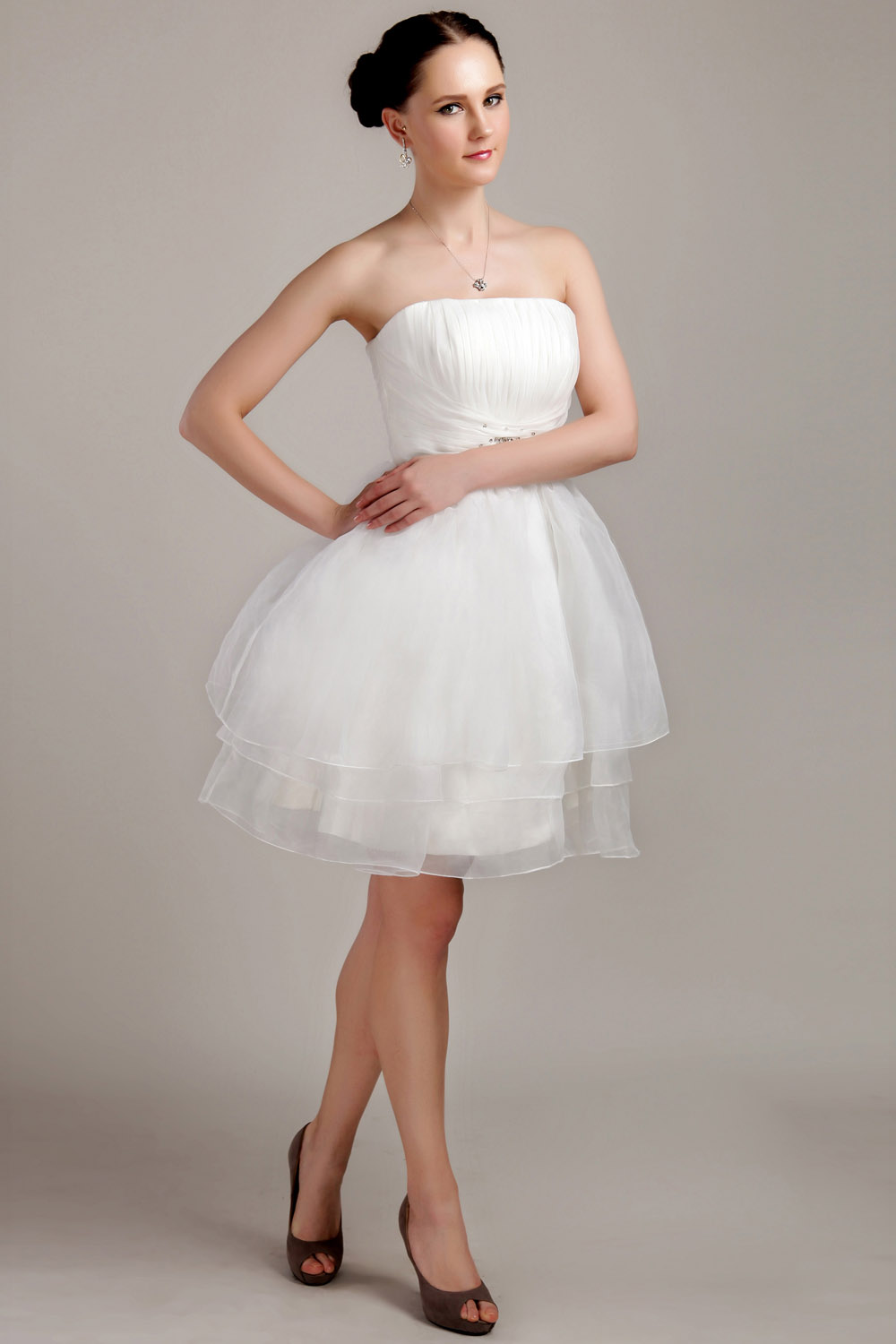 Princess Sweetheart Short/Mini Tulle Homecoming Dress - Thumbnail 2
