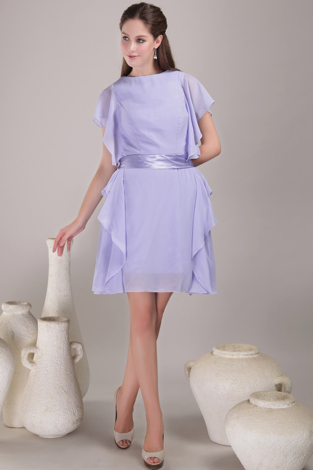 A-line Sweetheart Floor-length Chiffon Homecoming Dress - Thumbnail 3