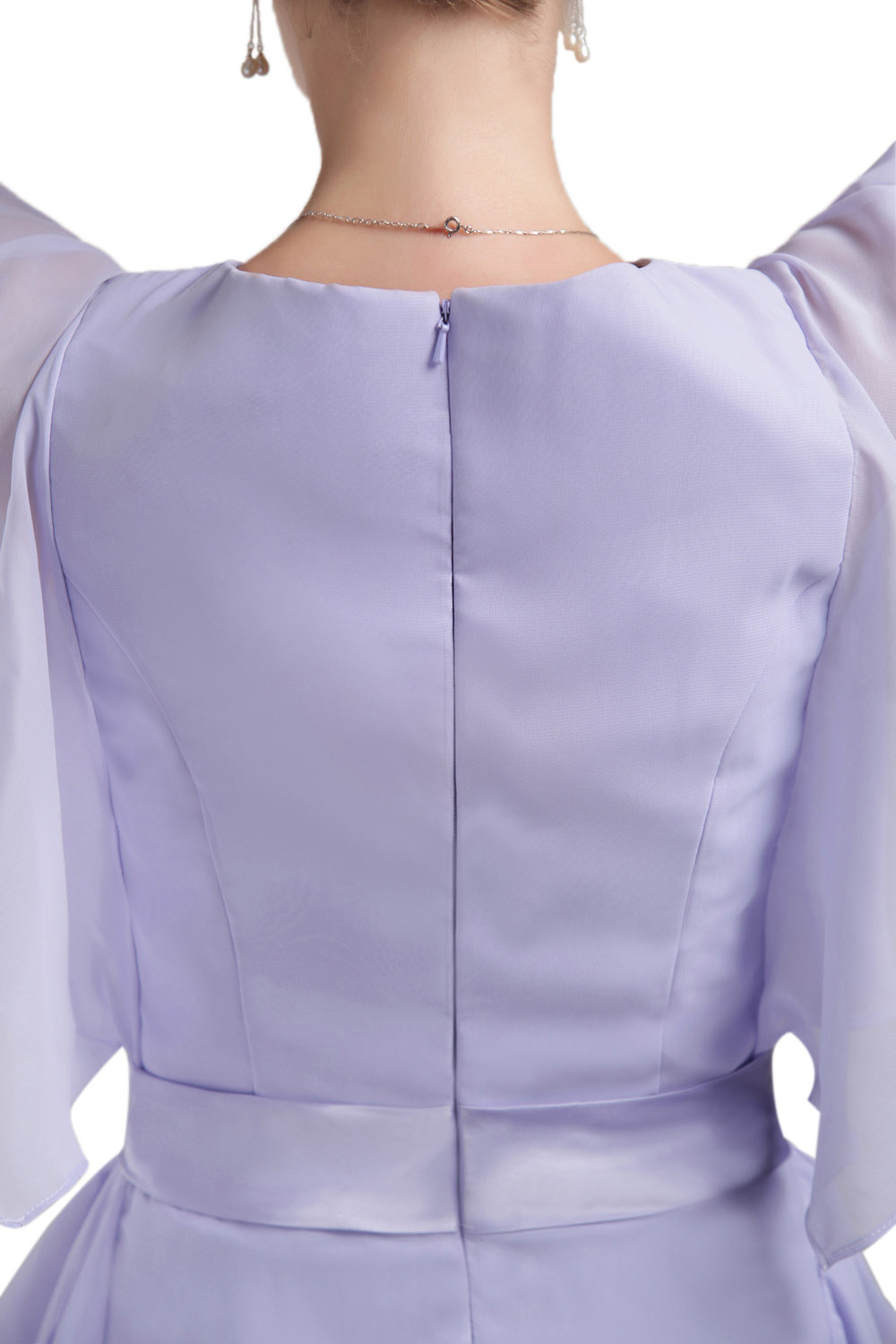 A-line Sweetheart Floor-length Chiffon Homecoming Dress - Thumbnail 7