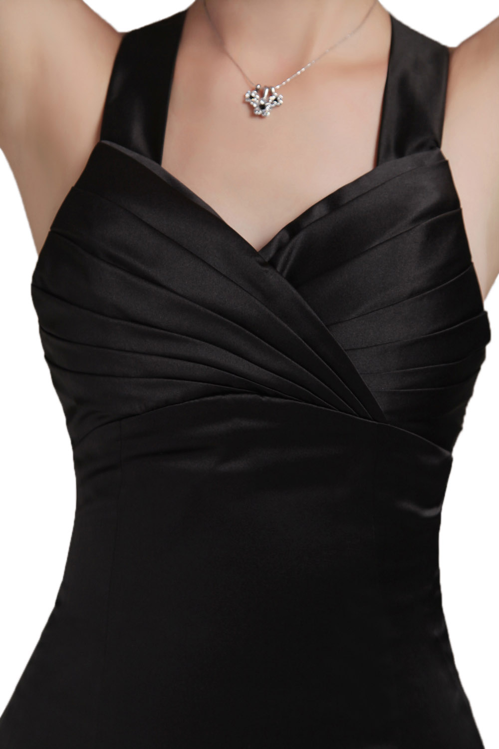 A-line Strapless Floor-length Chiffon Homecoming Dress - Thumbnail 6