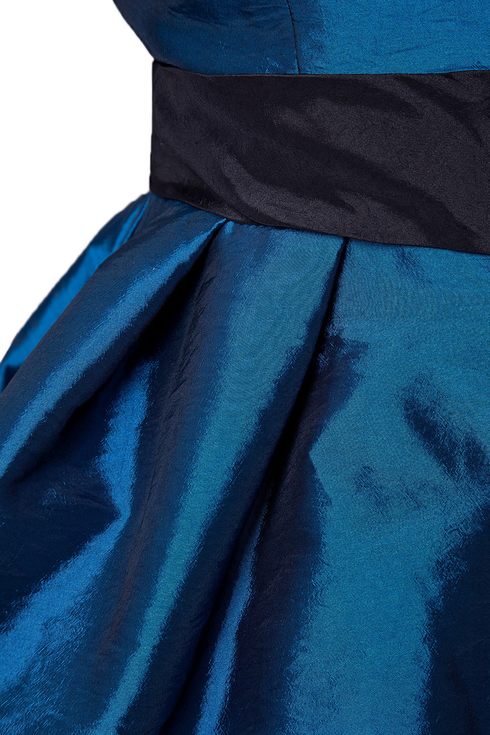A-line Halter Knee-length Taffeta Homecoming Dress - Thumbnail 8