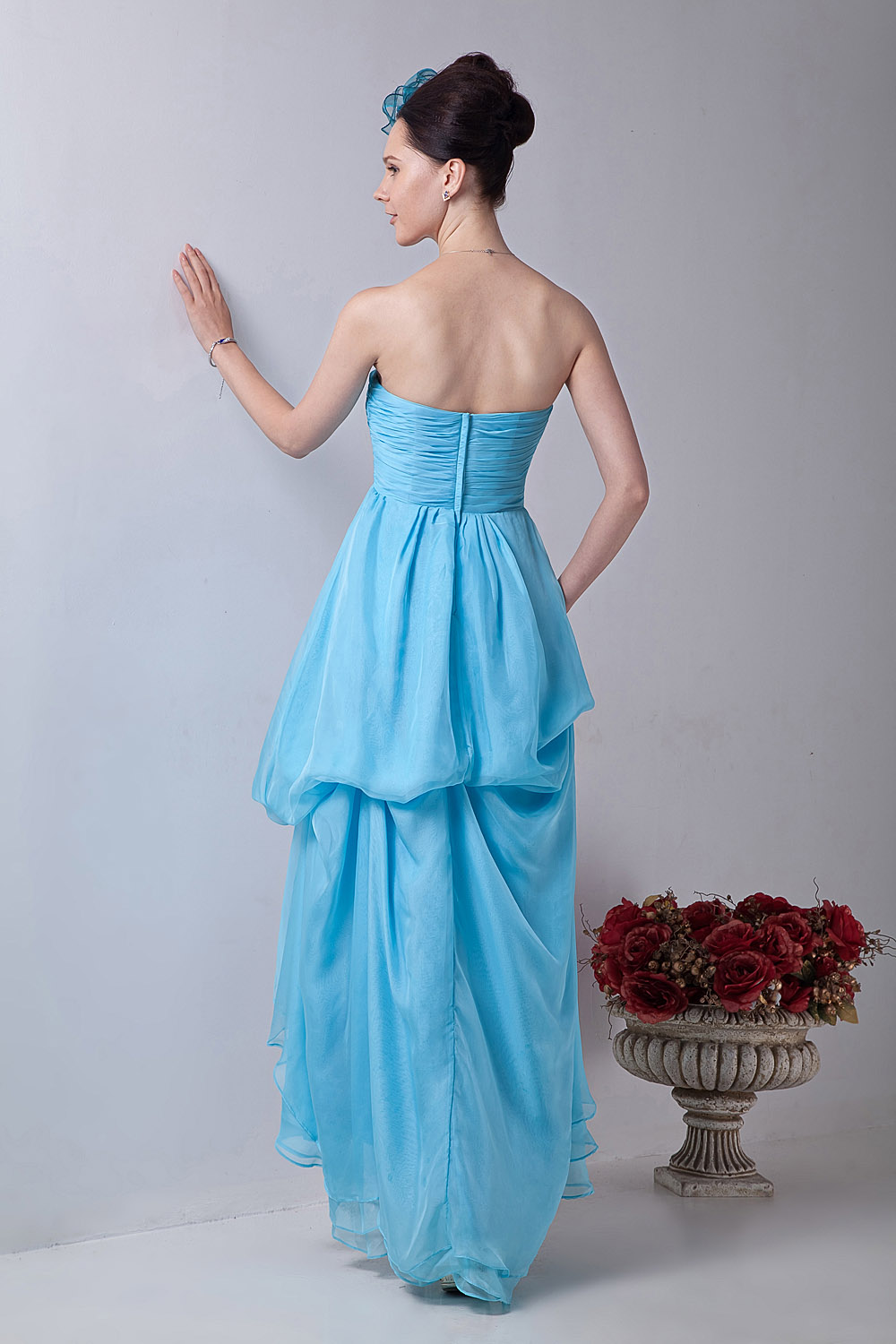 Sheath/Column Sweetheart Short/Mini Taffeta Homecoming Dress - Thumbnail 6