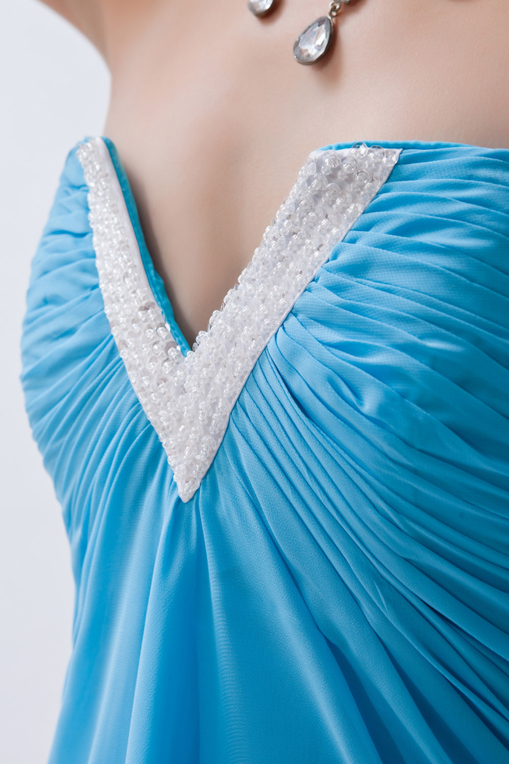 Princess One Shoulder Tea-length Tulle Homecoming Dress - Thumbnail 5