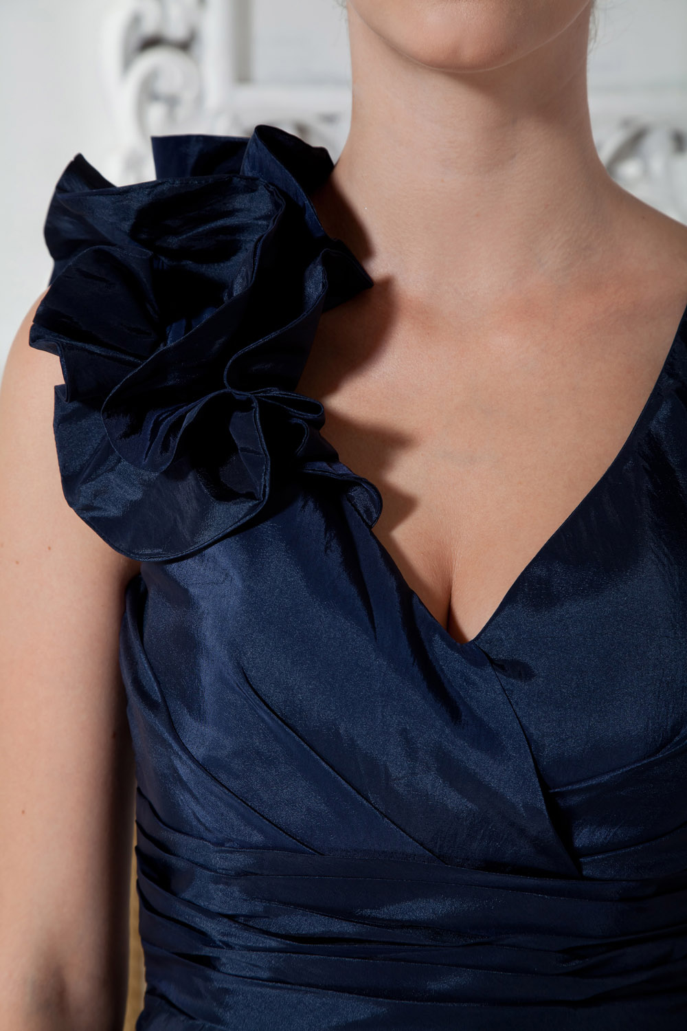 A-line Halter Short/Mini Chiffon Holiday Dress - Thumbnail 5