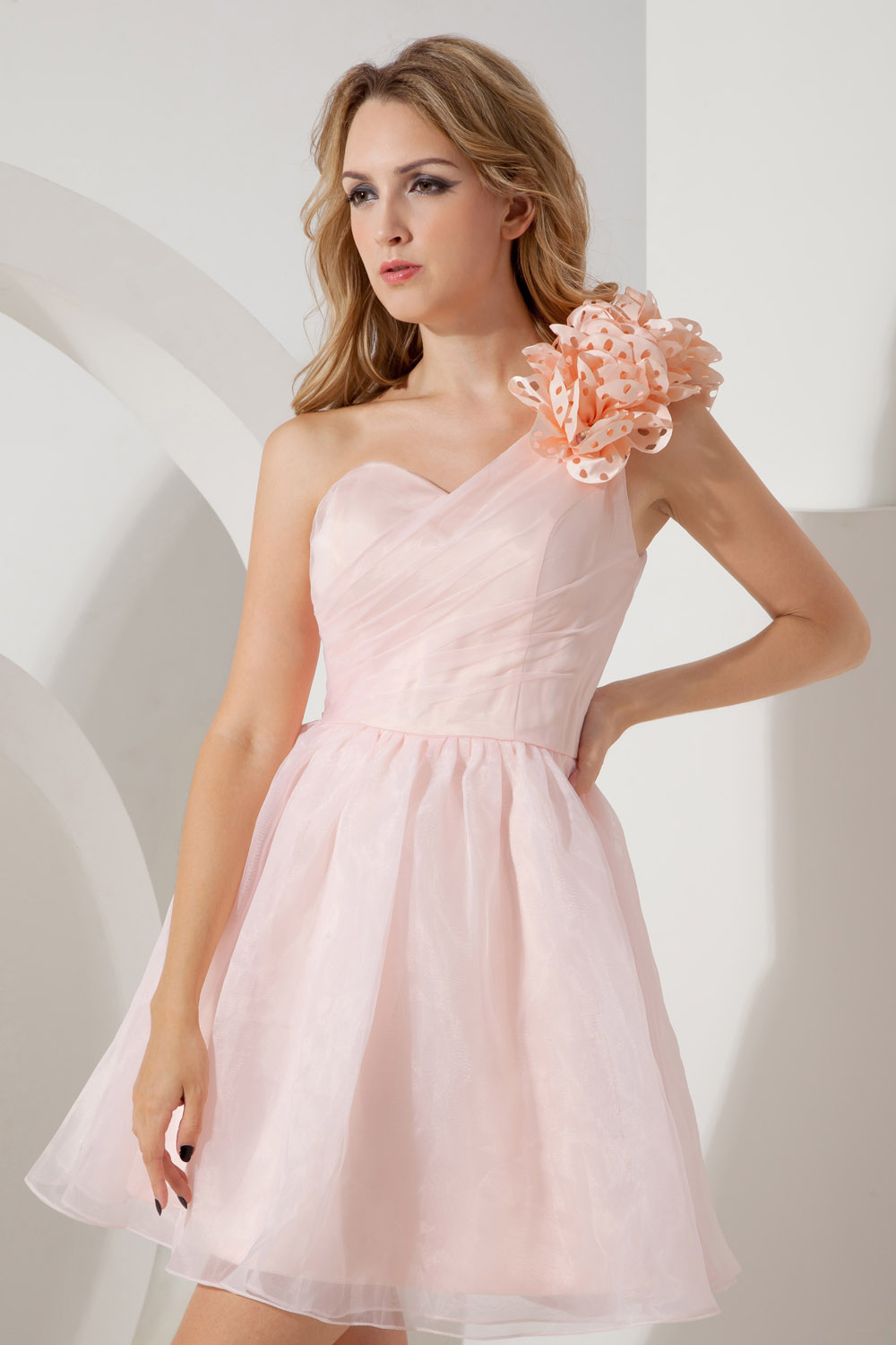 Princess Sweetheart Short/Mini Tulle Homecoming Dress - Thumbnail 4