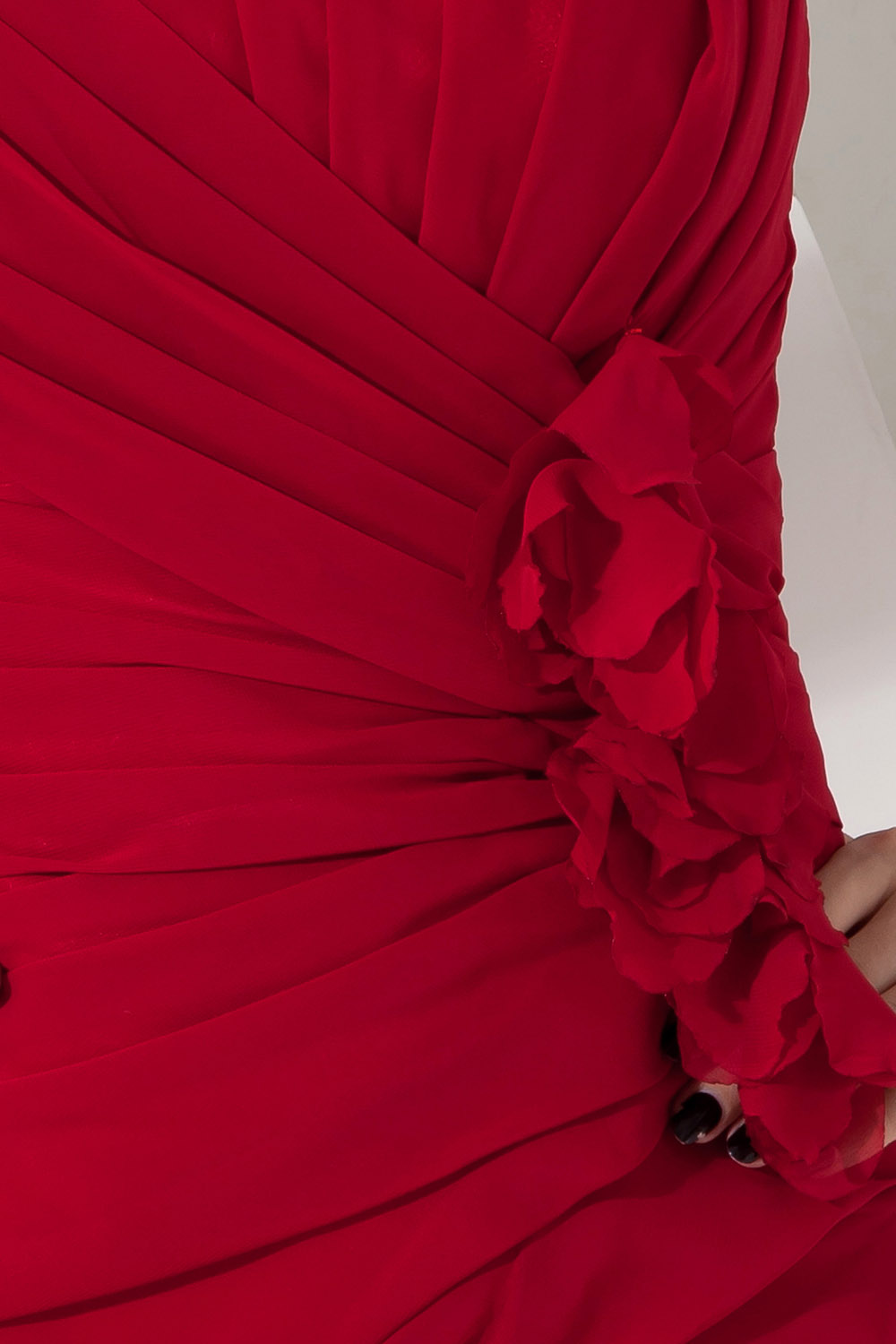 Princess Strapless Short/Mini Satin Organza Homecoming Dress - Thumbnail 5
