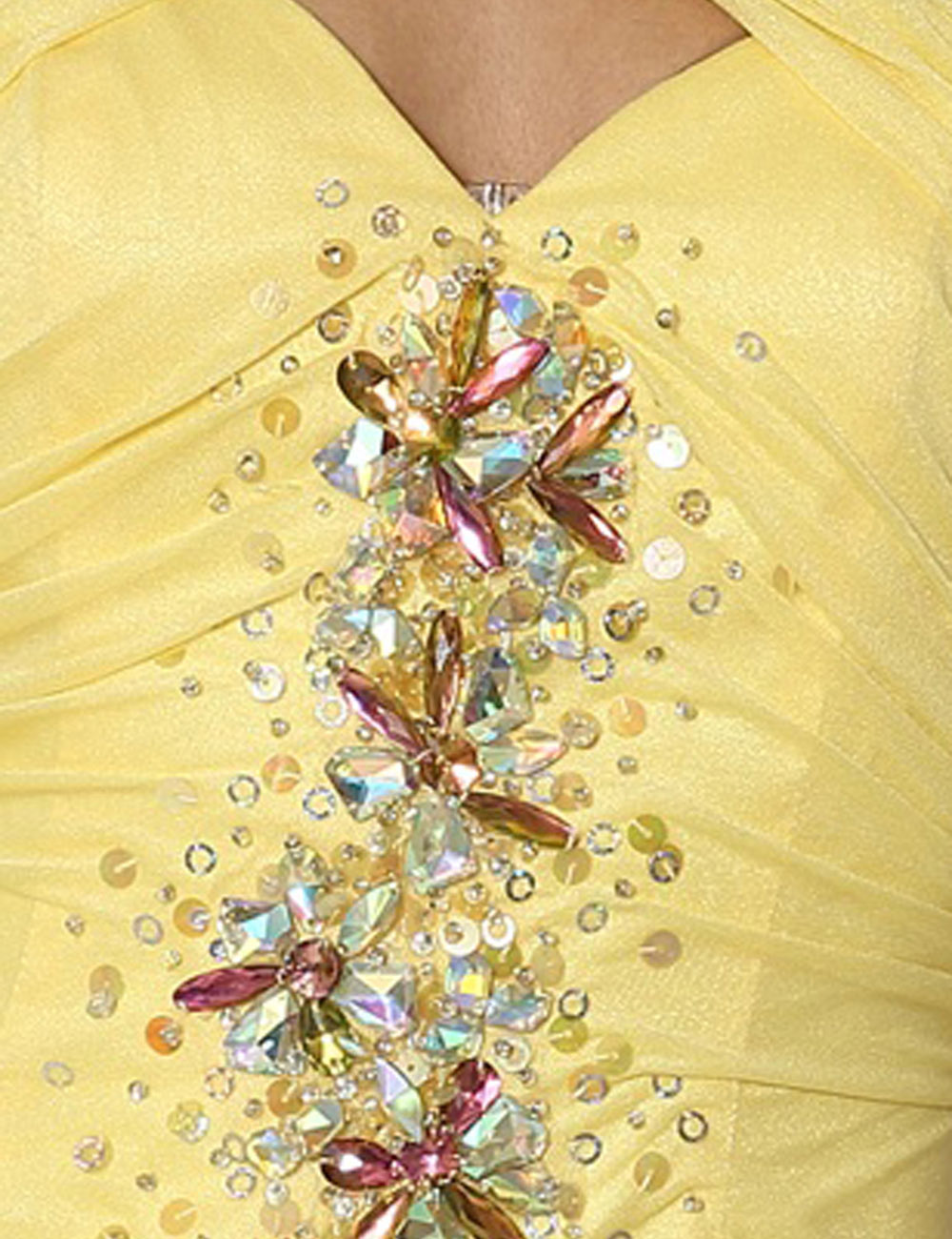 Sheath/Column Sweetheart Floor-length Chiffon Evening Dress - Thumbnail 6